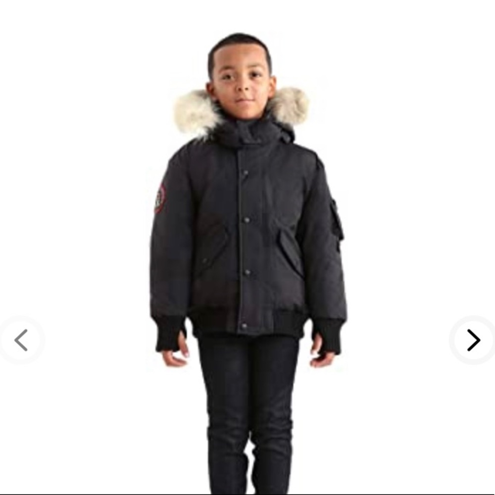 ✨Triple F.A.T Goose Scotia Boys Hooded Goose Down Arctic Parka Size 7✨